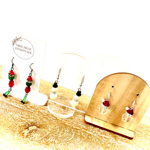 CHRISTMAS BEADED EARRINGS / SAT NOV 16TH / 5.30-7PM