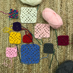 INTRO TO CROCHET: THE GRANNY SQUARE / WED SEPT 27TH, OCT 4TH, OCT 11TH & OCT 18TH / 6.30-8.30PM
